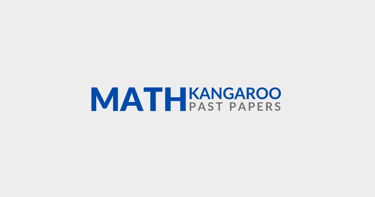 Math Kangaroo Past Papers | Questions Solutions and Practice (2009 - 2023)